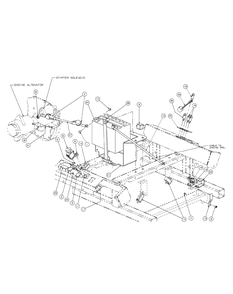 Electrical Assembly Diagram and Parts List for M72-CT 53AB5JEZ750-28-HP-3Cylinder-OHV Cub Cadet Lawn Tractor
